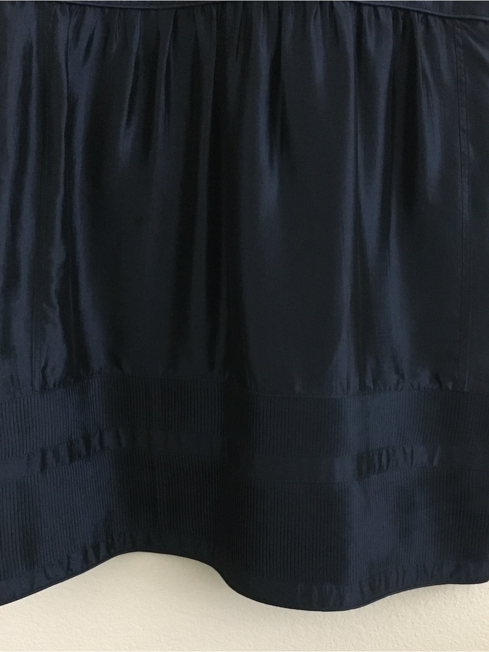 Burberry Mini Dress – Women’s Size 12 – Navy Blue Silk Blend - Picture 5 of 16